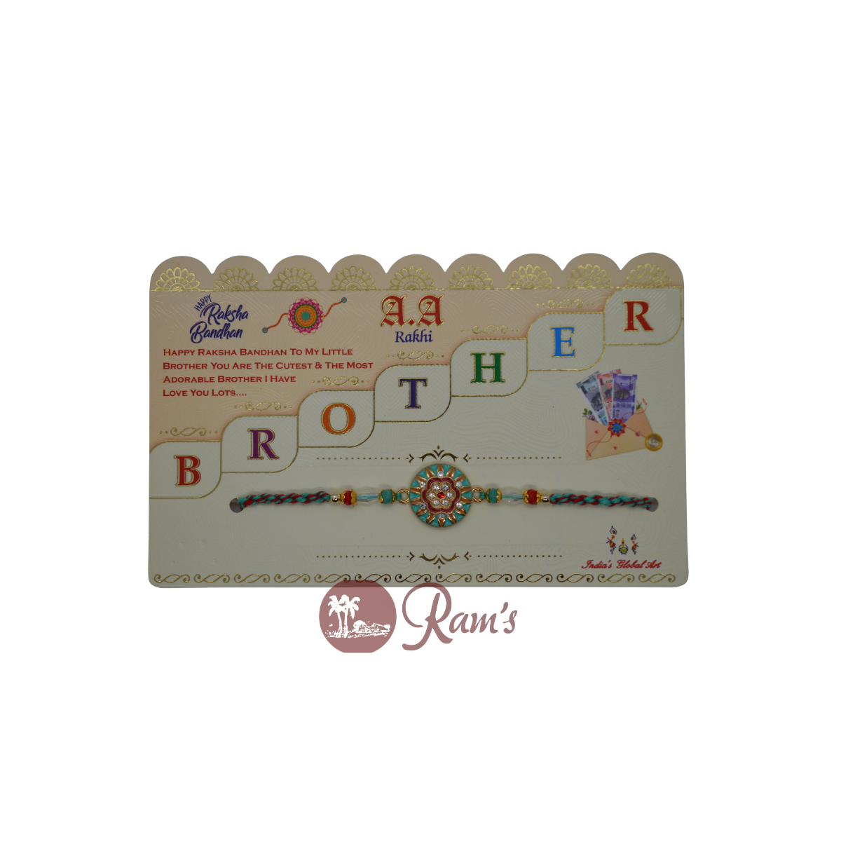 Elegante Bloesem Rakhi