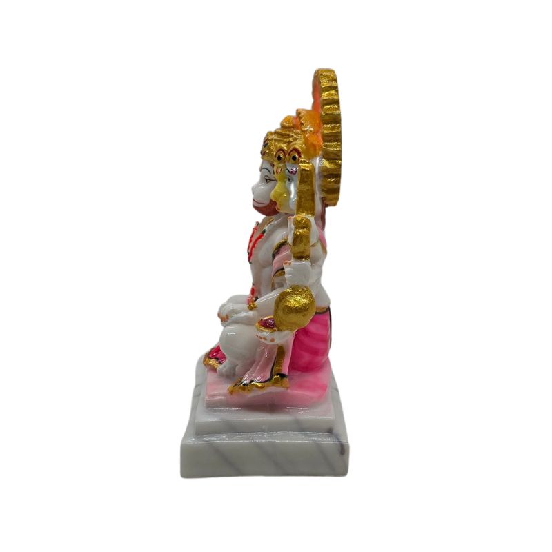 Panchmukhi Hanuman Murti - Oranje Halo