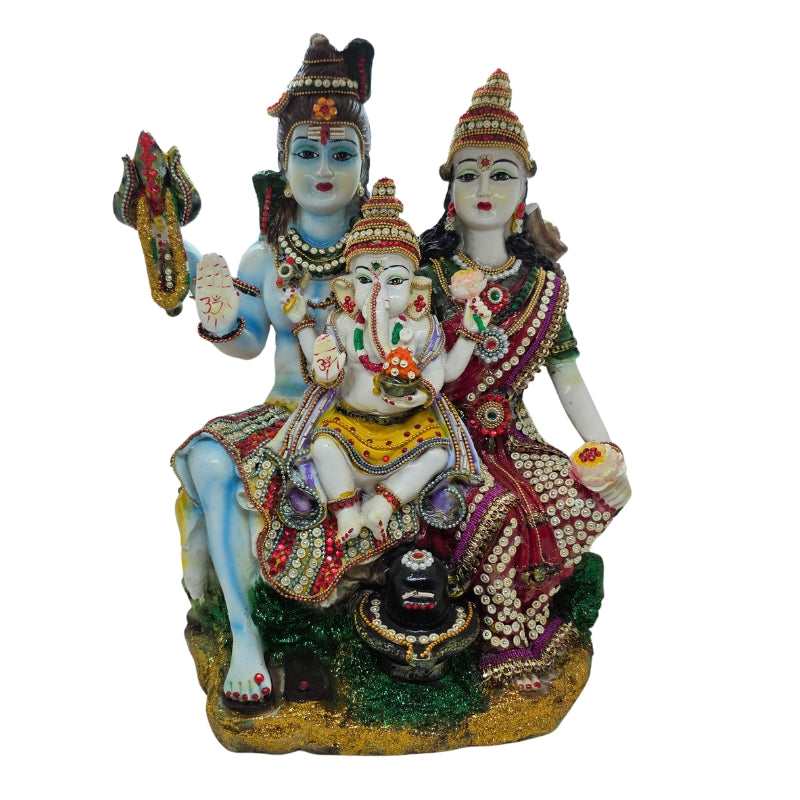 Shiv Parivar Murti - Grote Uitvoering